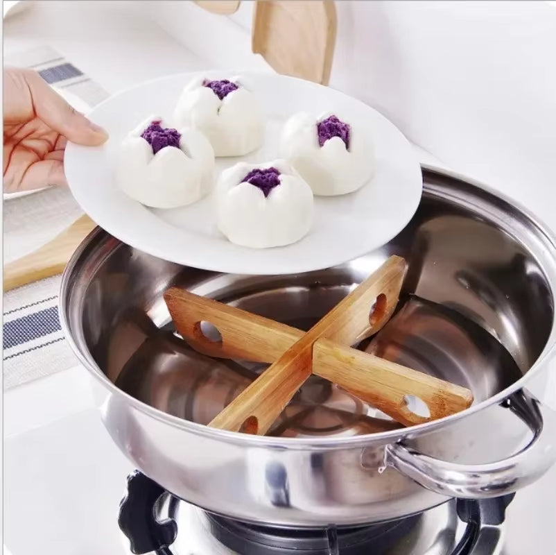 Bamboo Heat Resistant Pan Mats Removable Pot Mat Holder Kitchen Cooking Insulation Pad Bowl Cup Coasters