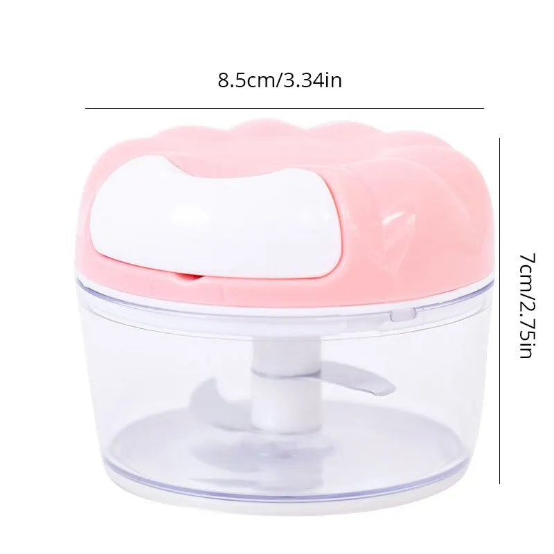 1Pc Blue/Pink Manual Garlic Masher Hand Pull Kitchen Household Type Garlic Blender Braised Minced Garlic Kitchen Gadgets