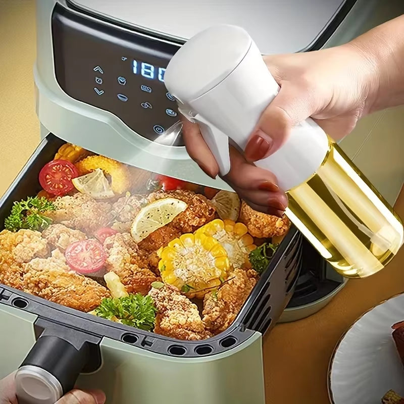 Spray Oil Sprayer for Kitchen Oils Spray Dispenser Bottle for Olive Oil Air Fryer BBQ Salad Baking Grilling Cooking Kitchen Tool